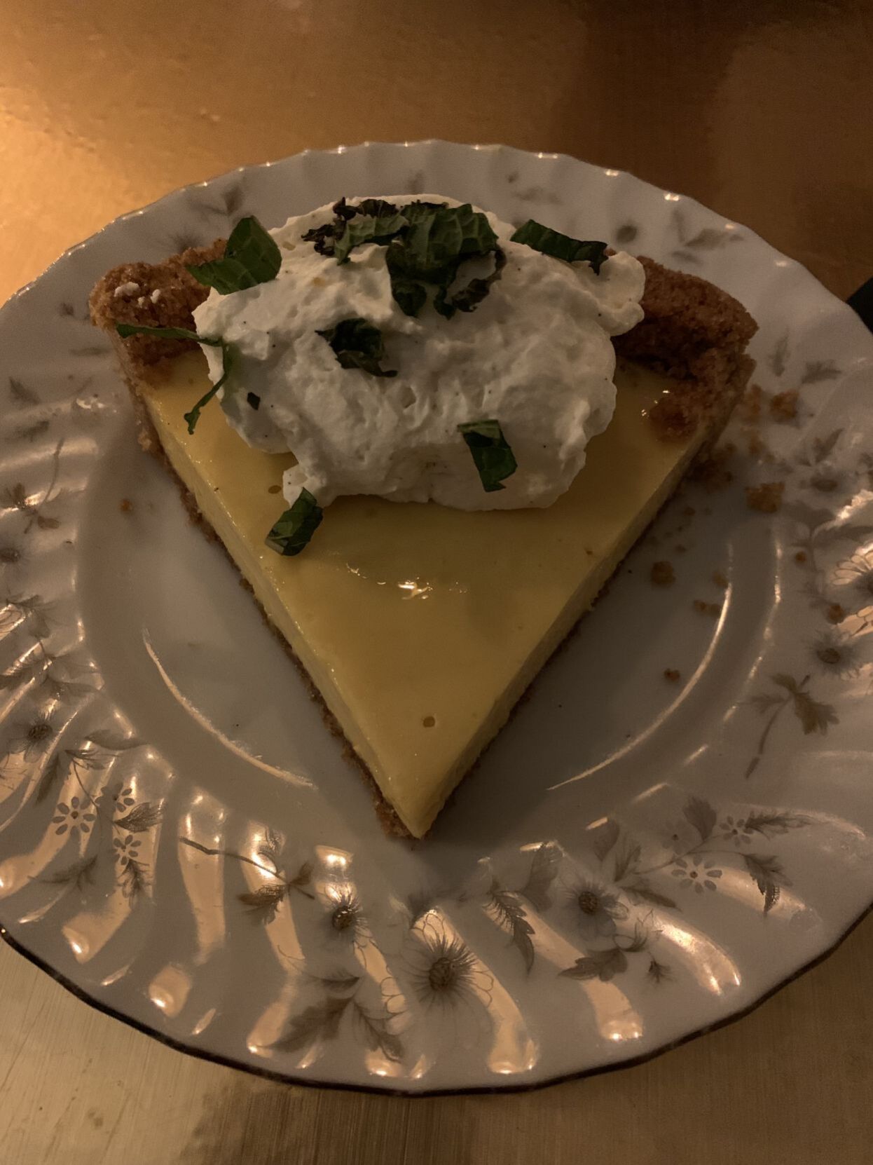 Sour orange cake at Kettle Black